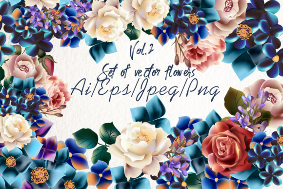 Beautiful Wedding Bouquets Set Vol.2