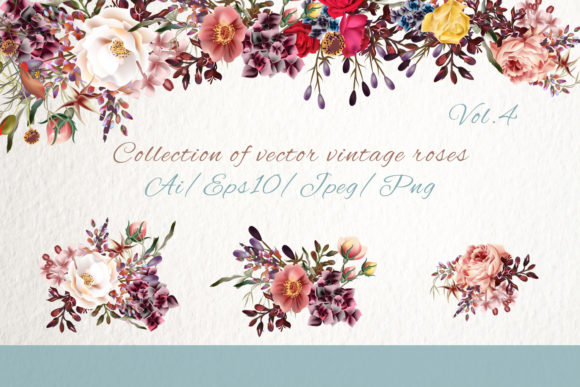 Beautiful Wedding Bouquets Set Vol.4: A Guide to Choosing and Using the Right Vector Collection