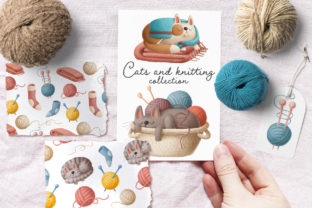 Cats and Knitting Clipart: A Versatile Resource for Creative Projects
