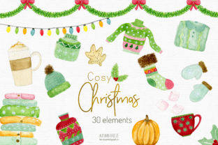 Christmas Cosy Clipart for Creative Holiday Projects