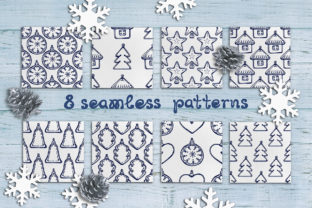 Christmas Decor Hand Drawn Patterns