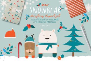 Mr Snowbear Clipart: A Versatile Resource for Holiday Creativity