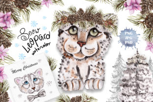 Snow Leopard Watercolor Set: A Creative Resource for Artists and Designers