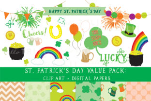 St Patrick’s Day Clip Art Digital Paper: A Versatile Resource for Creative Projects