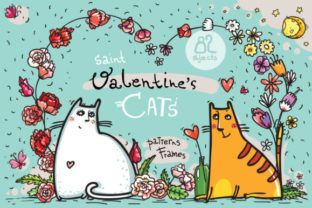 St. Valentine’s Cats - 82 Elements: A Romantic Collection for Every Love Moment
