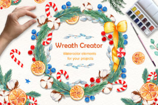 Wreath Creator Watercolor Clipart: A Creative Resource for Designers and Crafters
