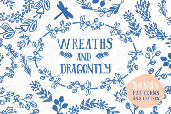 Wreaths and Dragonflies: A Creative Design Resource for Artists and Businesses