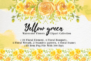 Yellow Flower Watercolor Clipart: A Creative Resource for Designers and Entrepreneurs